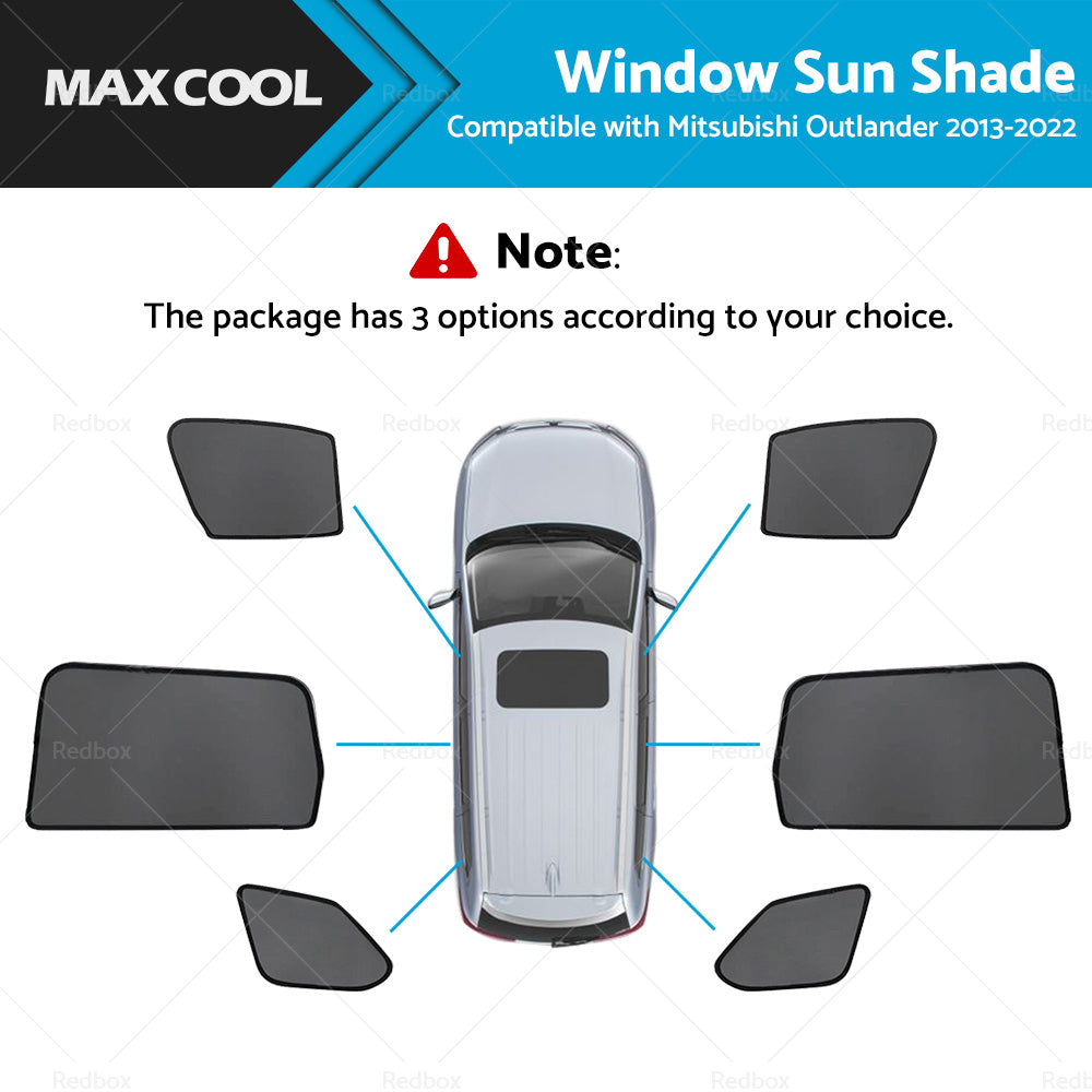{{ Car Window Sun Shade Suitable For Mitsubishi Outlander 2013-2022 Sun Blind Mesh }} - Buy Car Parts Online at {{ Kaka Auto Parts }}.