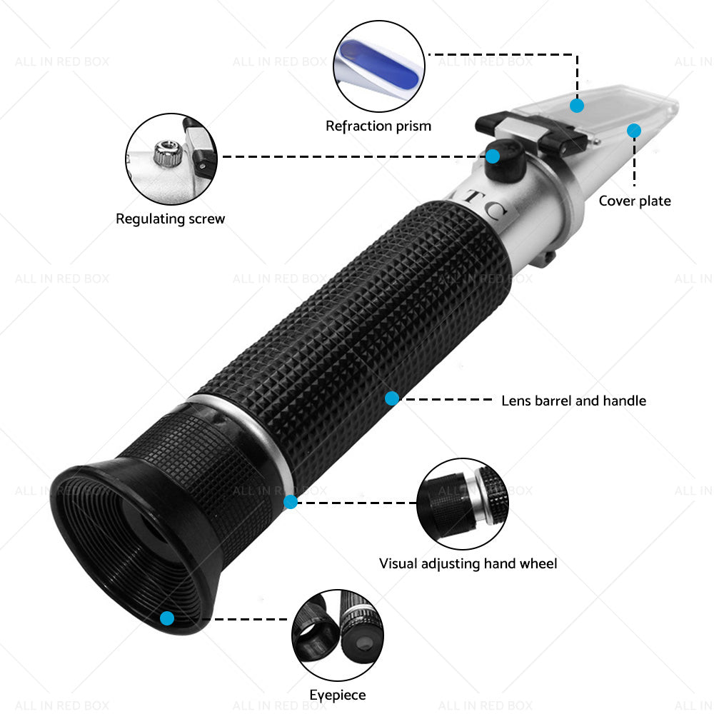 {{ 0-100percent Salinity Refractometer Meter Aquarium Sea Salt Water Tester for Aquarium }} - Buy Car Parts Online at {{ Kaka Auto Parts }}.