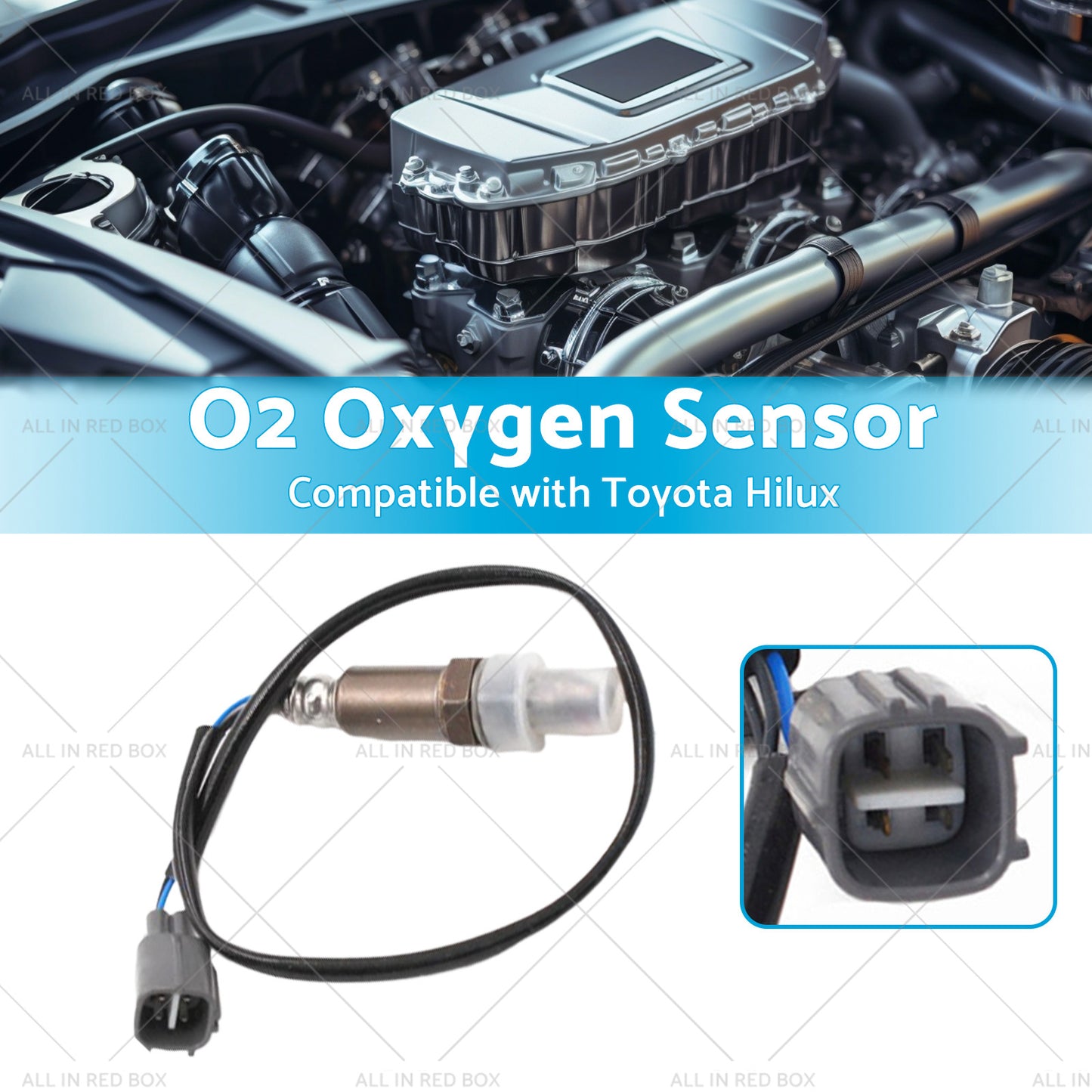 {{ O2 Oxygen Sensor Suitable for 89467-33090 Toyota Hilux TGN16 2. 7L 2TR-FE 05-15 }} - Buy Car Parts Online at {{ Kaka Auto Parts }}.