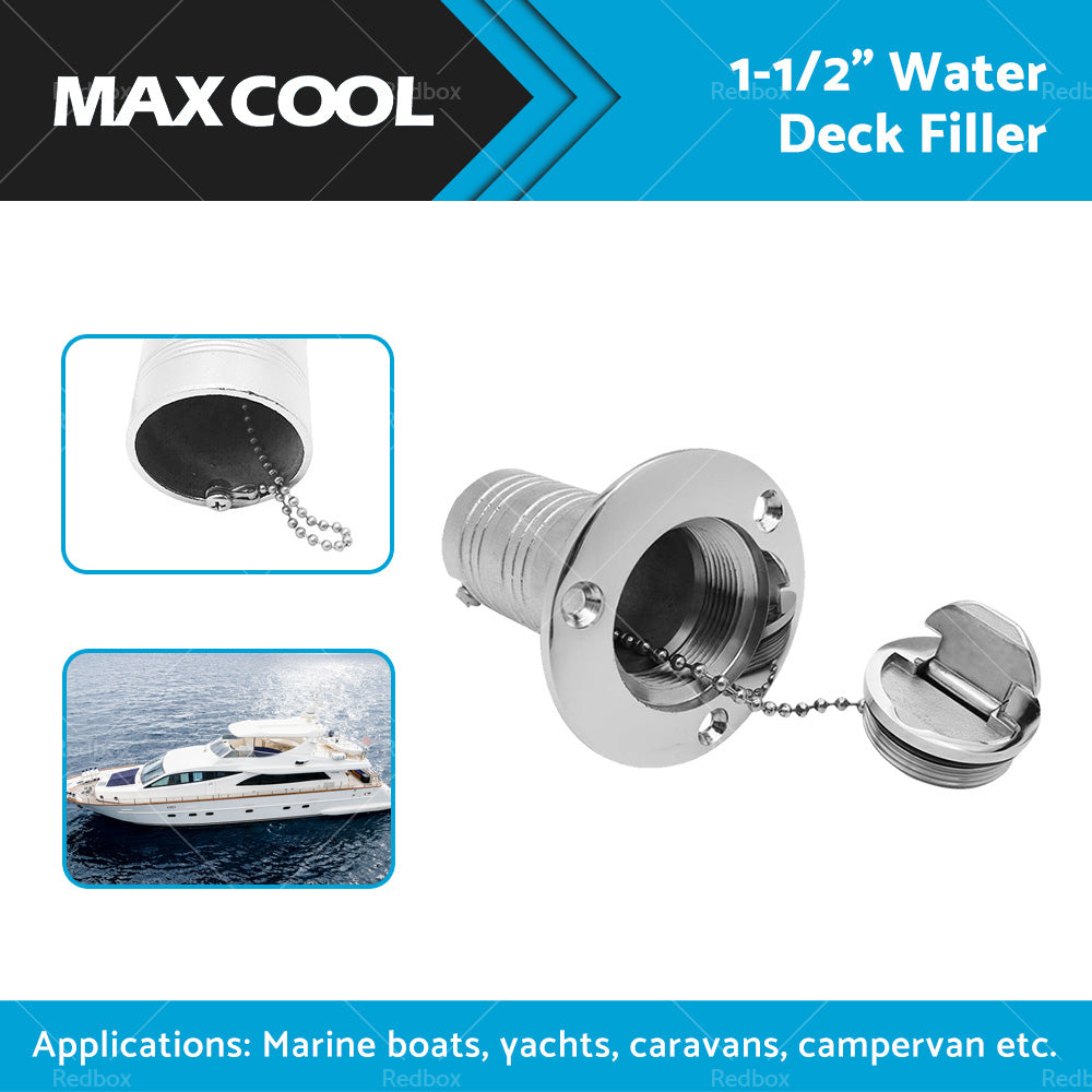 {{ Marine Boat Keyless Water Deck Fill or Filler 1-1 or 2 inch Polished 316 Stainless Steel }} - Buy Car Parts Online at {{ Kaka Auto Parts }}.