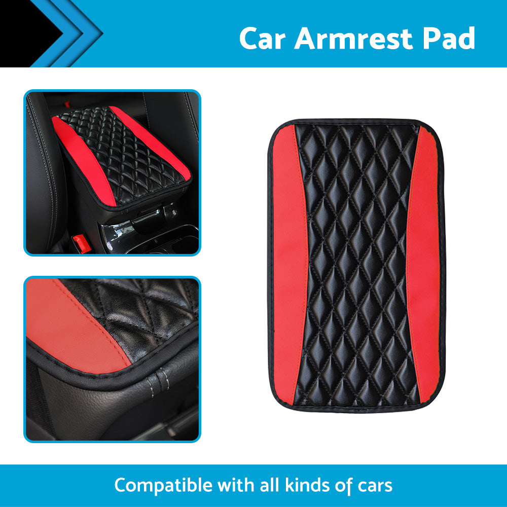 {{ Universal Car Armrest Cushion Cover Center Console Box Pad Protector PU Leather }} - Buy Car Parts Online at {{ Kaka Auto Parts }}.