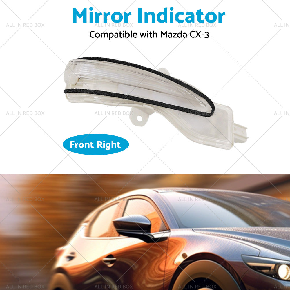 {{ Right Side Mirror Light Indicator Blinker Suitable for Mazda CX3 CX-3 2015-2022 }} - Buy Car Parts Online at {{ Kaka Auto Parts }}.