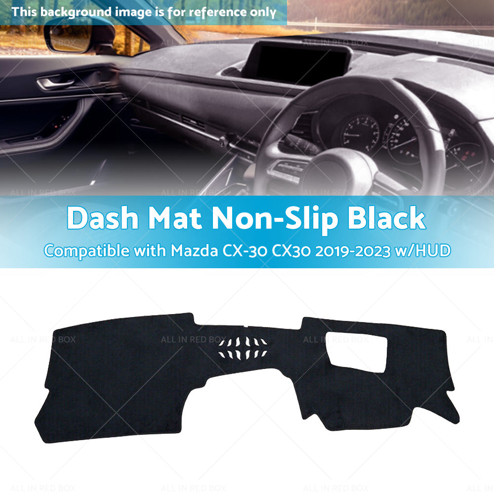 {{ Non-Slip Dash Mat Suitable For Mazda CX-30 CX30 2019-2023 Dashboard Cover w HUD }} - Buy Car Parts Online at {{ Kaka Auto Parts }}.