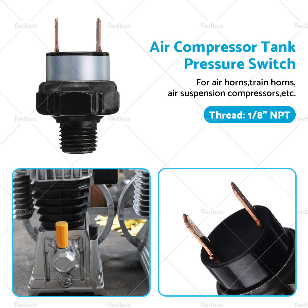 {{ 1 8inch NPT end Air Compressor Pressure Tank Control Switch Off 90-120 PSI }} - Buy Car Parts Online at {{ Kaka Auto Parts }}.