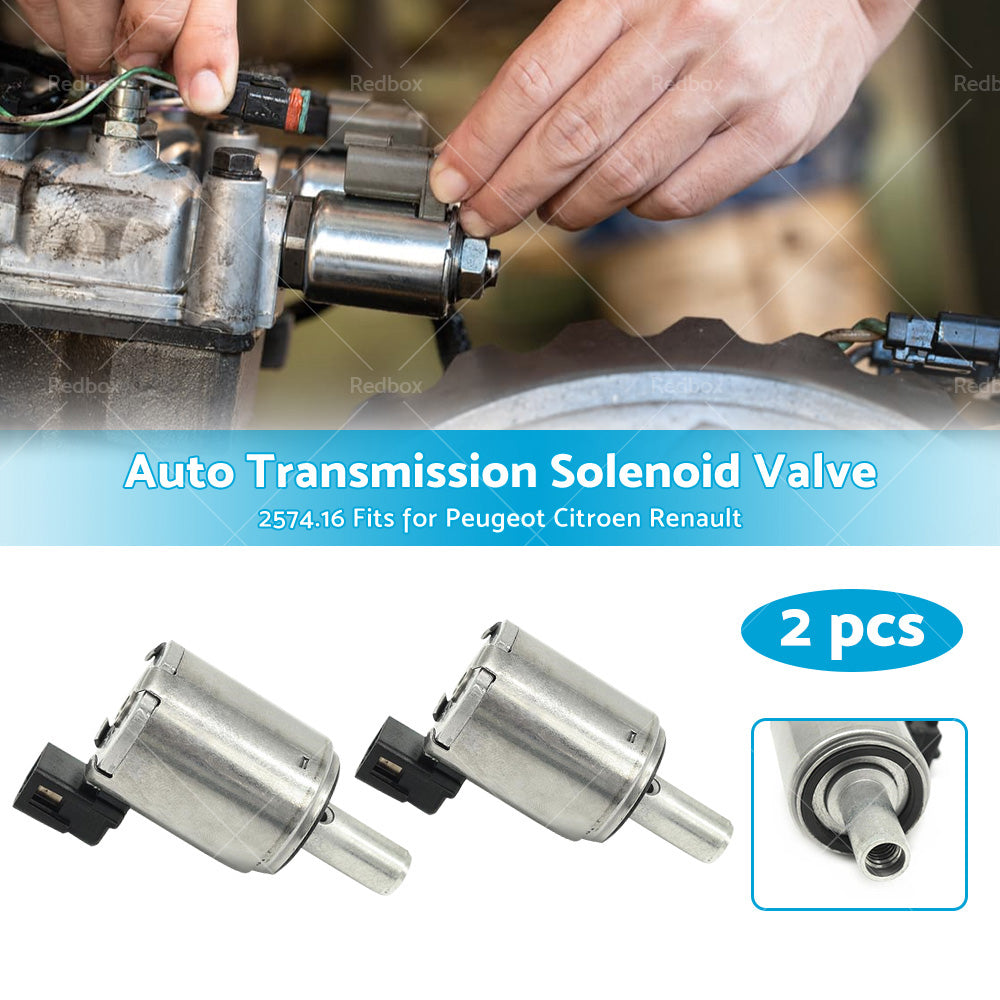 {{ 2x Auto Transmission Solenoid Valve Suitable For Peugeot Citroen Renault 257416 }} - Buy Car Parts Online at {{ Kaka Auto Parts }}.
