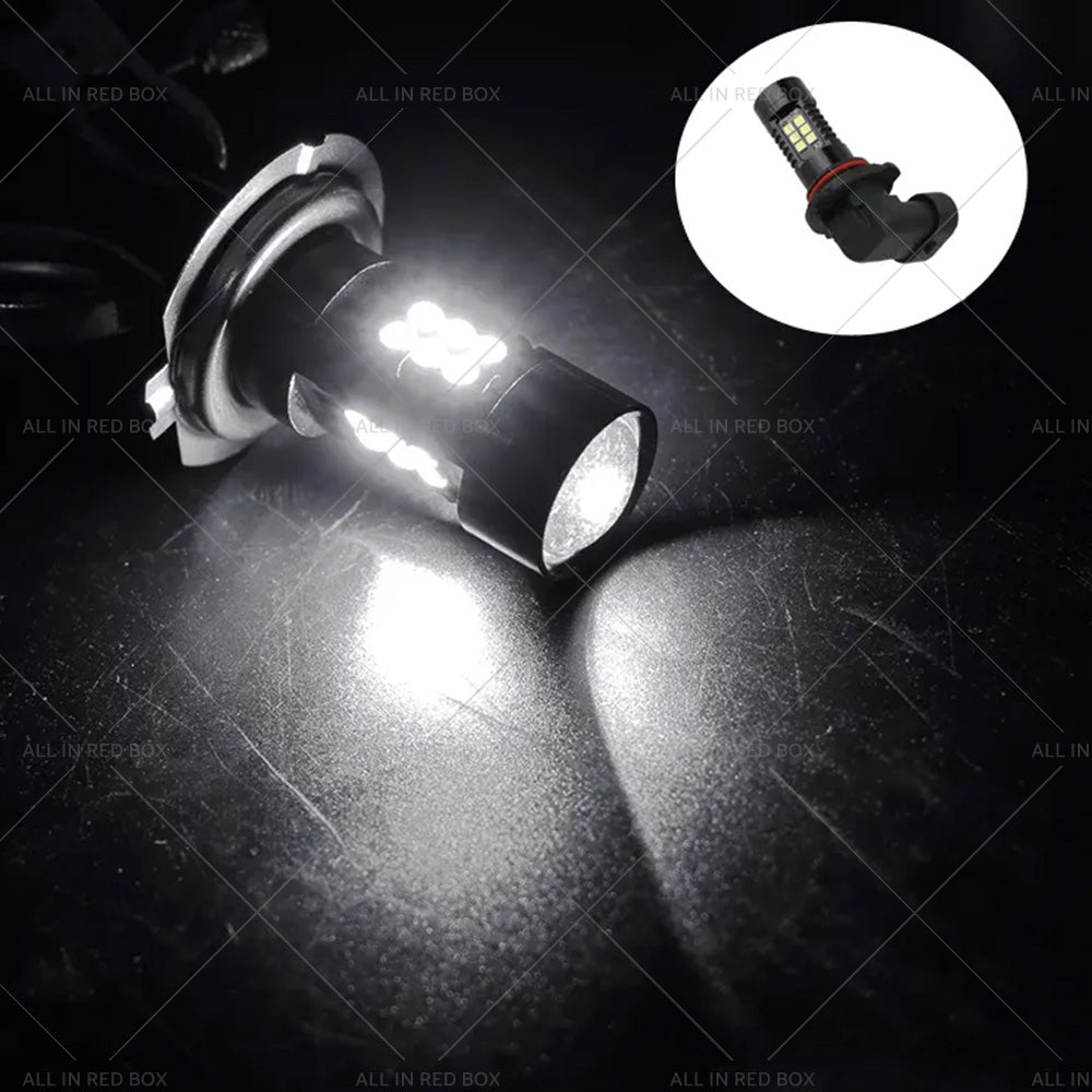 {{ 2PCS 9006 HB4 LED Fog Light 6000K White 3030 21 SMD Car Driving DRL Light Bulbs }} - Buy Car Parts Online at {{ Kaka Auto Parts }}.