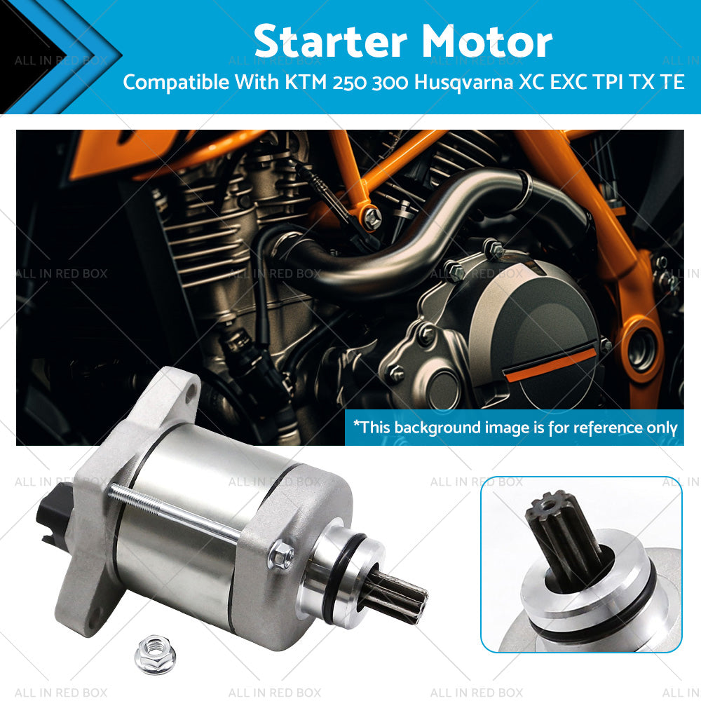 {{ Starter Motor Suitable for KTM 250 300 Husqvarna XC EXC TPI TX TE 2017-2020 }} - Buy Car Parts Online at {{ Kaka Auto Parts }}.