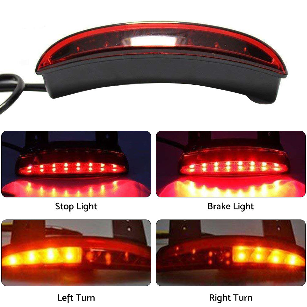{{ Suitable For Motorcycle Bobber Chopper LED Rear Turn Signal Brake Tail Light }} - Buy Car Parts Online at {{ Kaka Auto Parts }}.