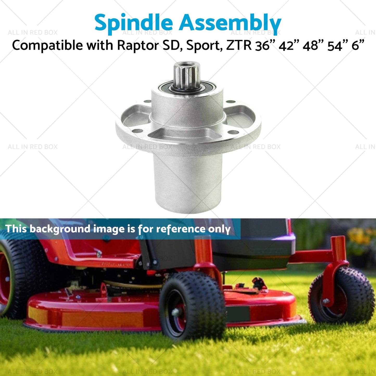 {{ Blade Spindle Assembly Suitable for Raptor SD, Sport, ZTR 36'' 42'' 48'' 54'' }} - Buy Car Parts Online at {{ Kaka Auto Parts }}.