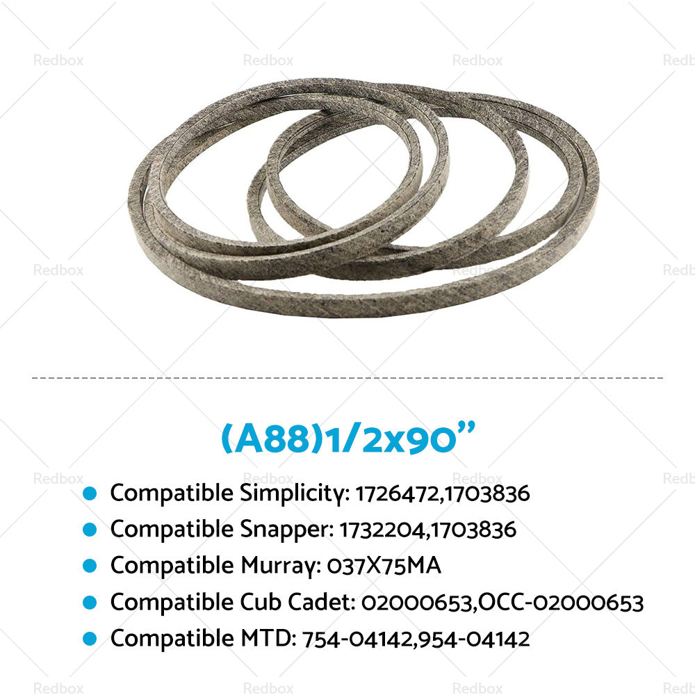 {{ Belt Suitable For 38inch Cut Husqvarna Mcculloch Ride on Mowers MC16H38ST 193214 }} - Buy Car Parts Online at {{ Kaka Auto Parts }}.