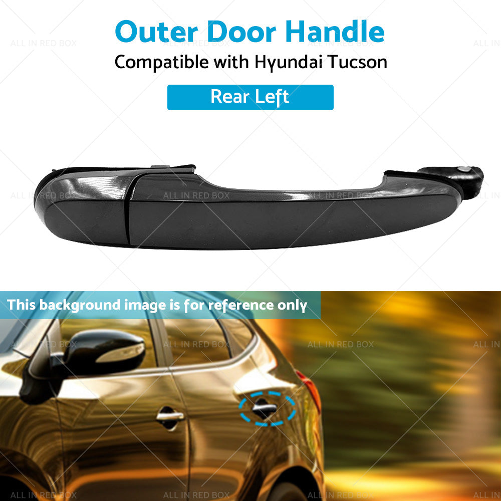 {{ Rear Left Smooth Exterior Outer Door Handle Suitable For Hyundai Tucson 05-09 }} - Buy Car Parts Online at {{ Kaka Auto Parts }}.