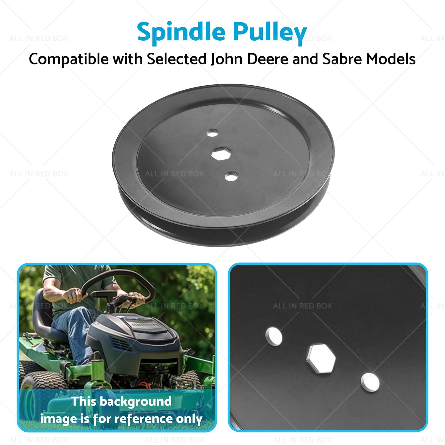 {{ Blade Spindle Pulley suitable Suitable for John Deere Sabre Mowers D105 GX20367 }} - Buy Car Parts Online at {{ Kaka Auto Parts }}.