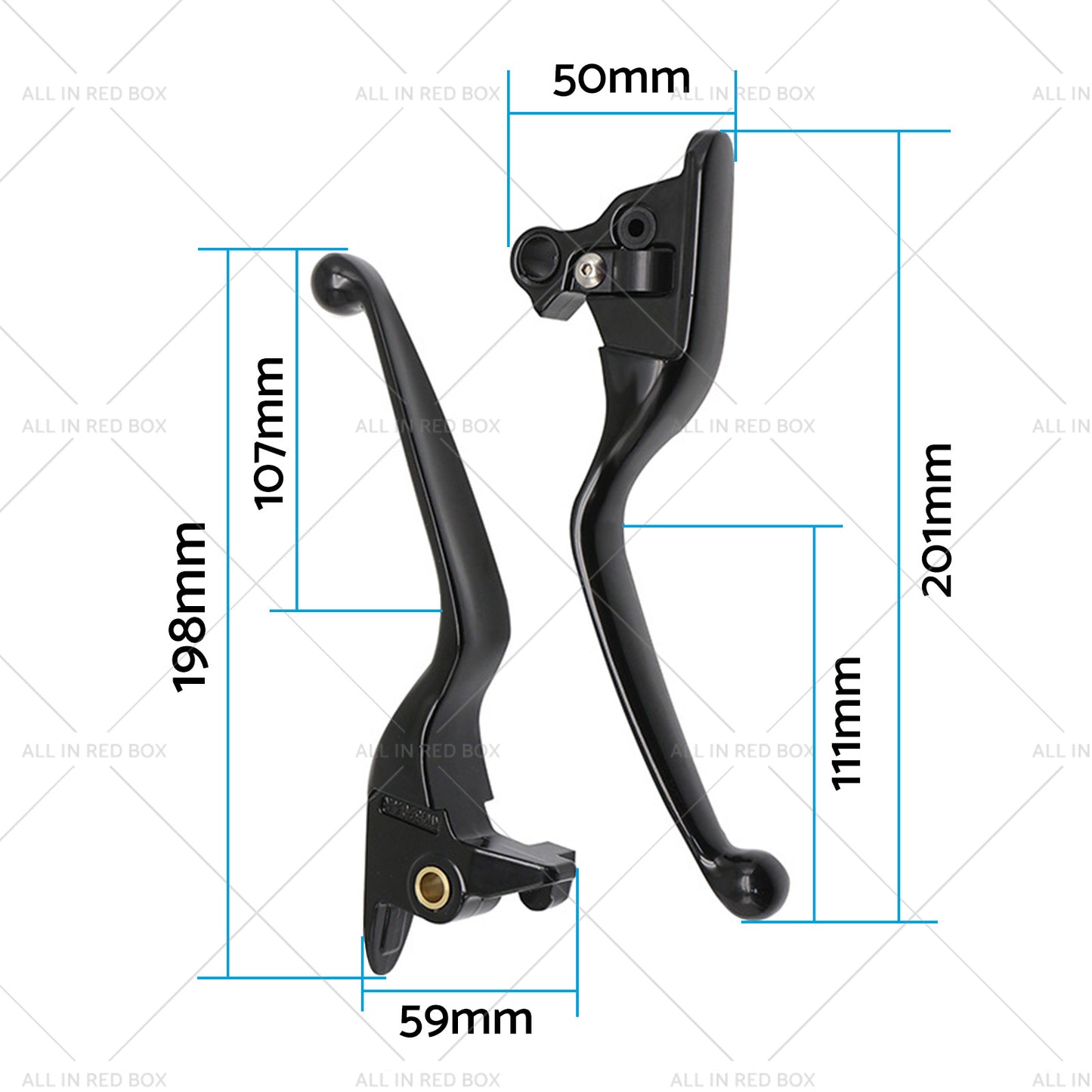 {{ 2x Brake Clutch Levers Suitable For Harley 2015-2023 Softail Slim Fat Boy }} - Buy Car Parts Online at {{ Kaka Auto Parts }}.
