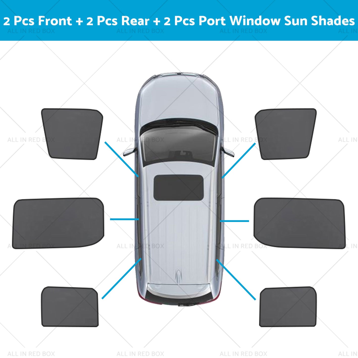 {{ Car Window Mesh Blind Suitable For GWM Tank 300 2023-2024 Magnetic Sun Shade }} - Buy Car Parts Online at {{ Kaka Auto Parts }}.