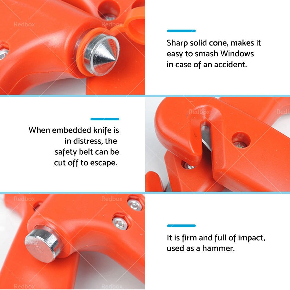 {{ 5x Emergency Safety Hammer Breaker Car Cutter Window Belt 2 in 1 Tool Bus Glass }} - Buy Car Parts Online at {{ Kaka Auto Parts }}.