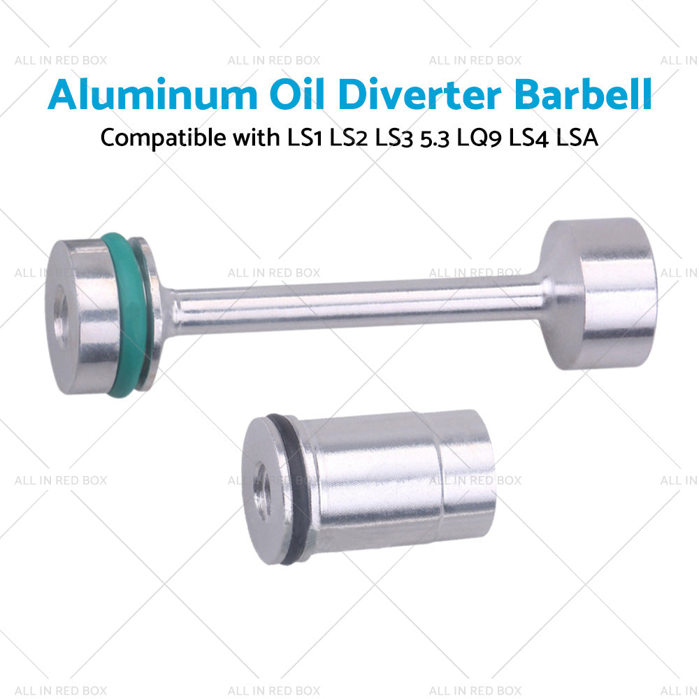 {{ Billet Aluminum Oil Diverter Barbell Suitable For LS Engine LS1 LS2 LS3 5. 3 LQ9 }} - Buy Car Parts Online at {{ Kaka Auto Parts }}.