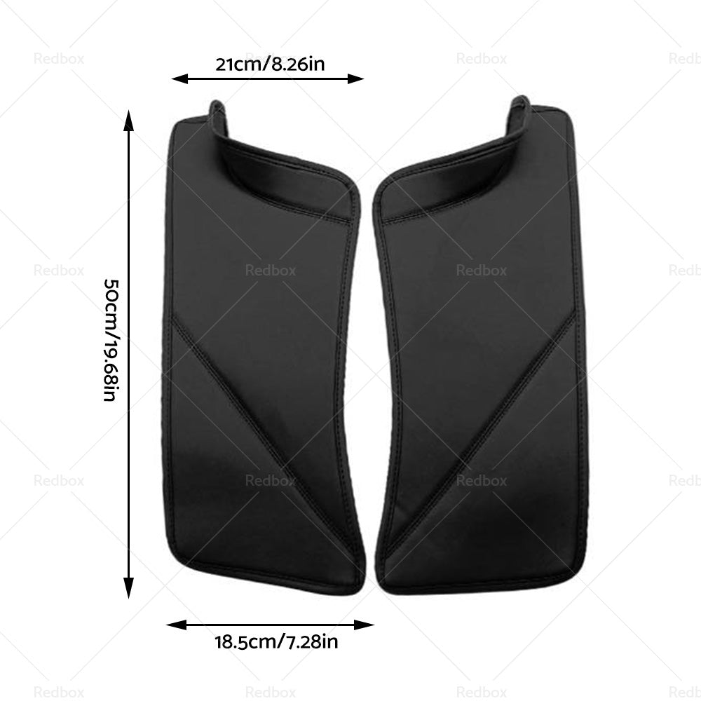 {{ 2PCS PU Rear Door Sill Protector Cover Pad Suitable for Tesla Model Y 2020-2022 }} - Buy Car Parts Online at {{ Kaka Auto Parts }}.