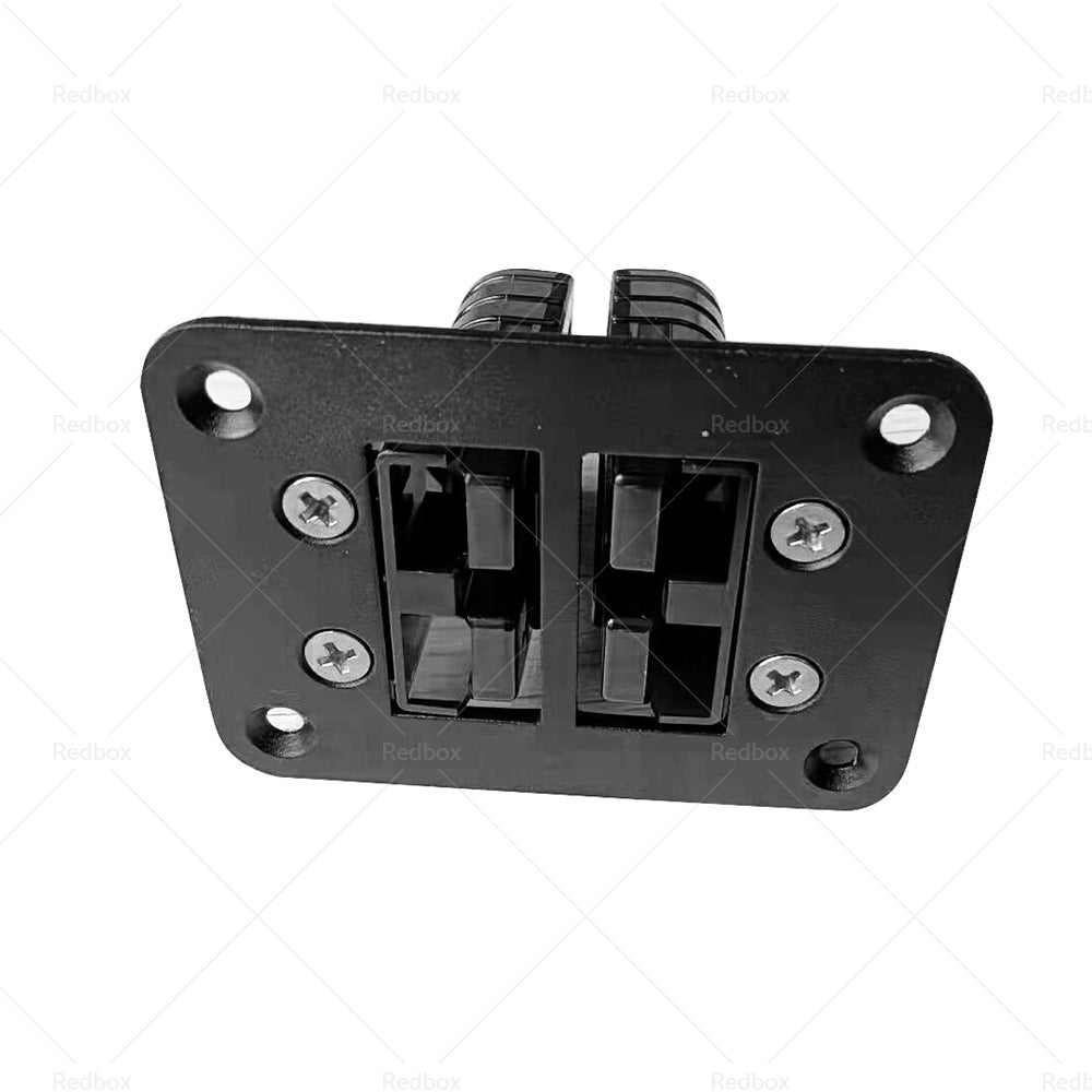 {{ DUAL TWIN Aluminum For Anderson Style Plug Flush Mount Plate Panel 50 Amp }} - Buy Car Parts Online at {{ Kaka Auto Parts }}.