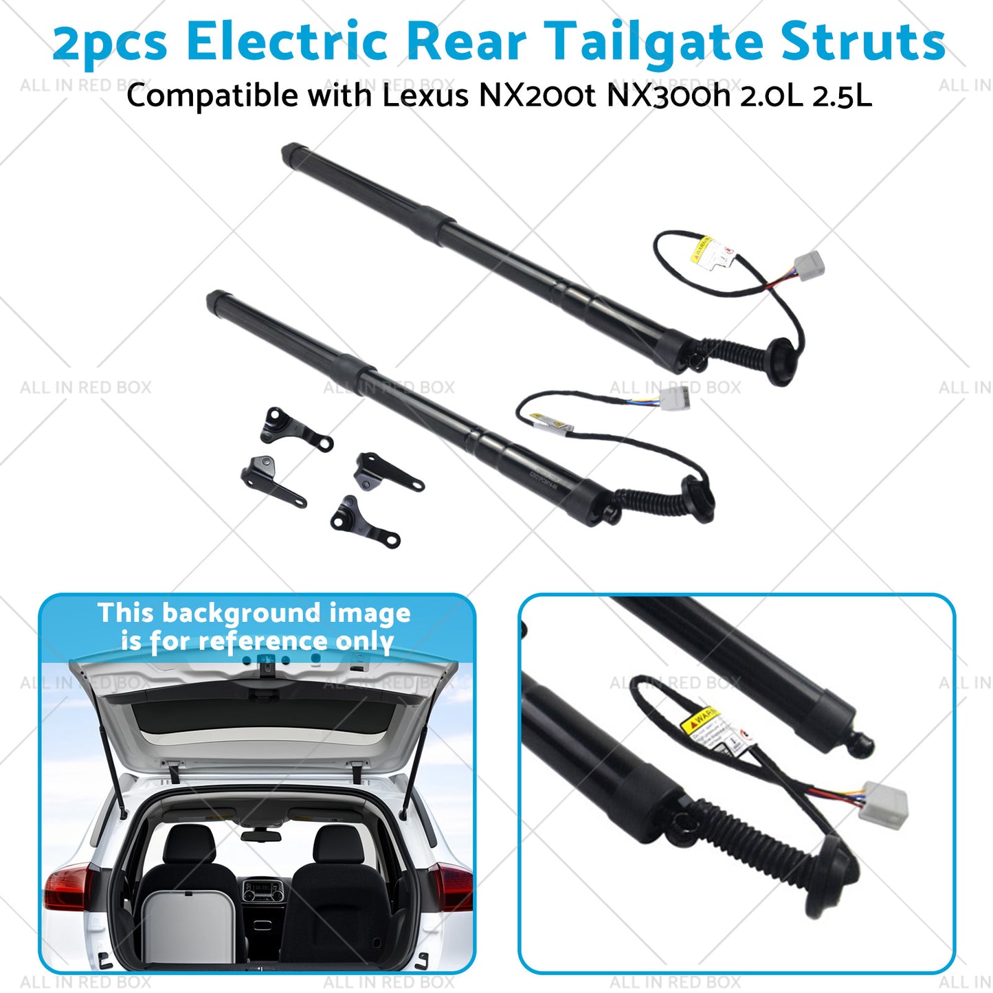 {{ 2pcs Rear Tailgate Struts Suitablefor 15-20 Lexus NX200t NX300h 2. 0L 2. 5L }} - Buy Car Parts Online at {{ Kaka Auto Parts }}.