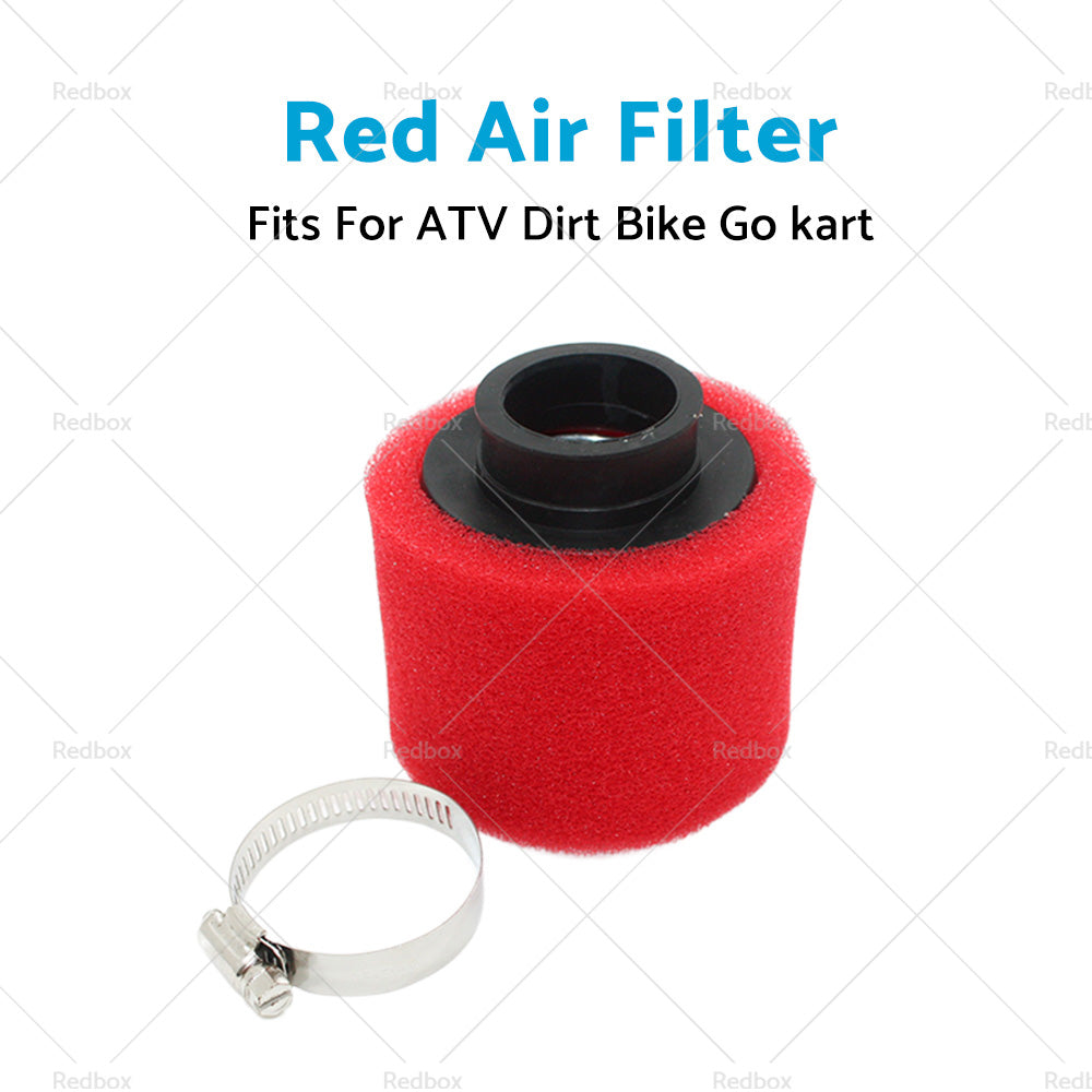 {{ RED 38mm Foam Pod Air Filter Cleaner For 125cc PIT PRO Quad Dirt Bike ATV Buggy }} - Buy Car Parts Online at {{ Kaka Auto Parts }}.