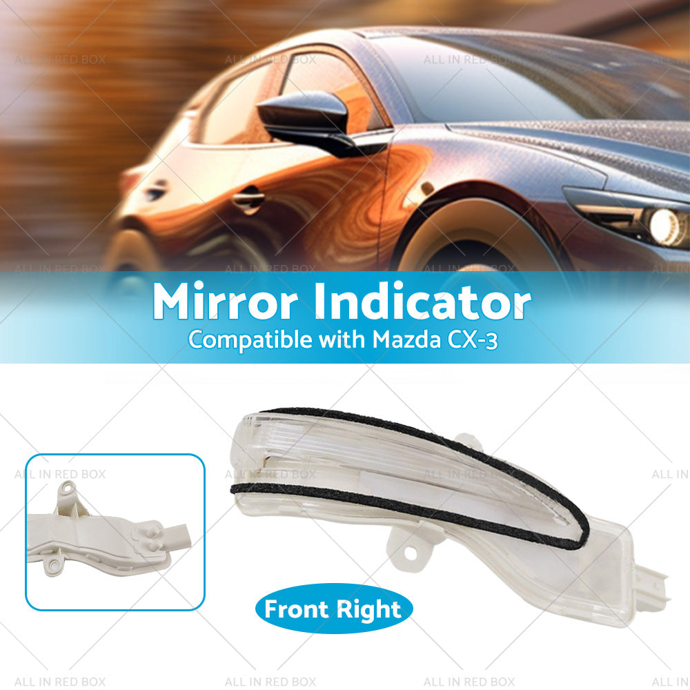 {{ Right Side Mirror Light Indicator Blinker Suitable for Mazda CX3 CX-3 2015-2022 }} - Buy Car Parts Online at {{ Kaka Auto Parts }}.