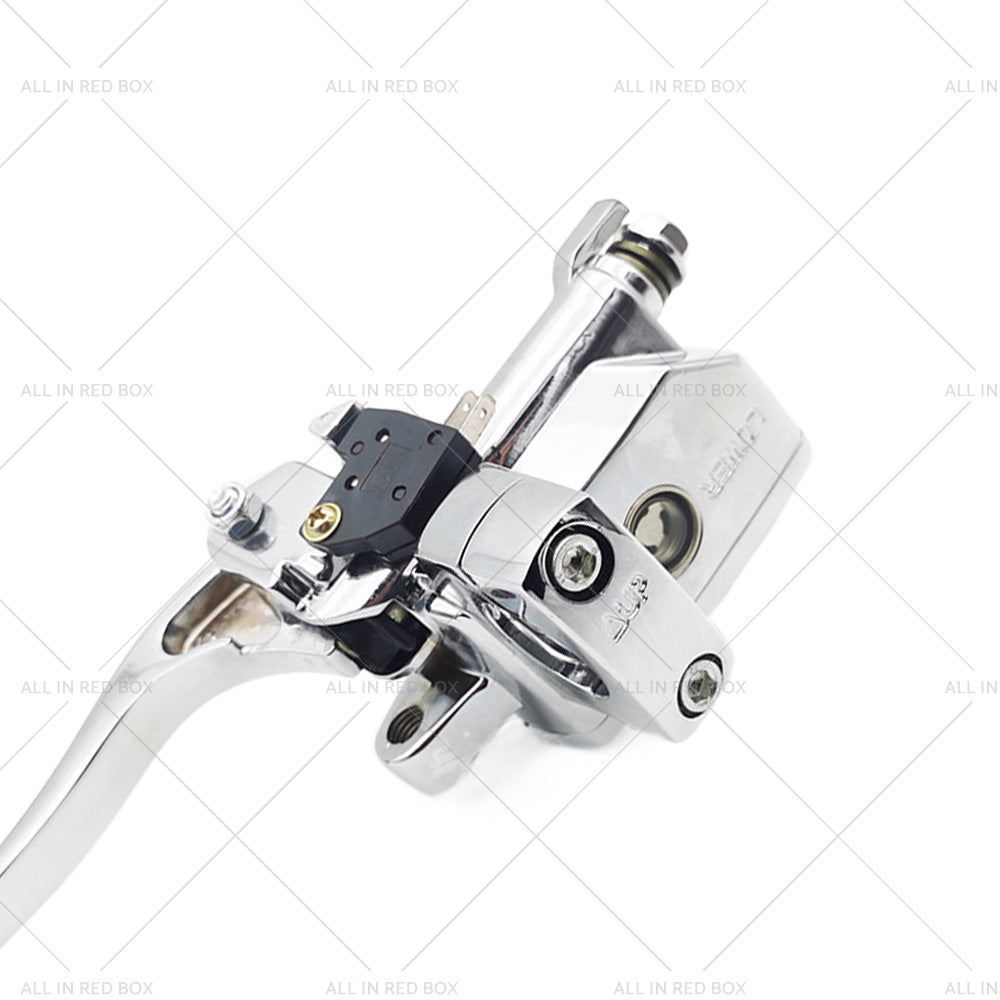 {{ 1inch Chrome Motorcycle Handlebar Hydraulic Brake Master Cylinder and Clutch Lever }} - Buy Car Parts Online at {{ Kaka Auto Parts }}.