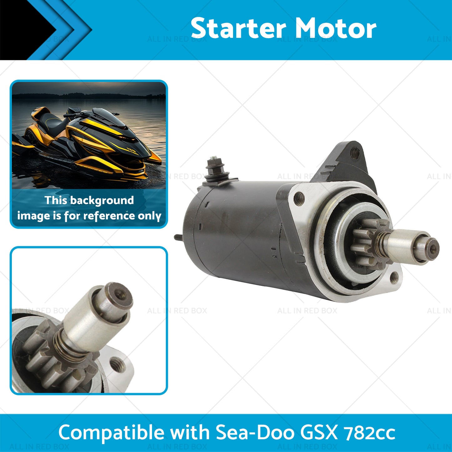 {{ Starter Motor Suitable For 95-99 Sea-Doo 1800 GSX Speedster SPX Rotax Marine }} - Buy Car Parts Online at {{ Kaka Auto Parts }}.