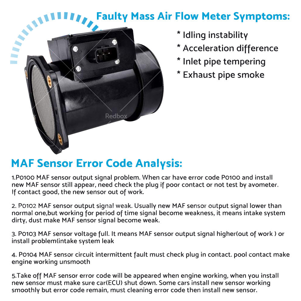 {{ 2268031U00 AFM Air Flow Meter MAF Fits for Skyline R33 R34 RB25DET 2. 8 GU PATROL }} - Buy Car Parts Online at {{ Kaka Auto Parts }}.