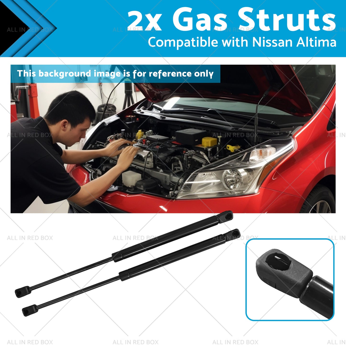 {{ 2x Gas Struts Suitable for Nissan Altima Bonnet L33 3TSOA 268N 2013-2018 }} - Buy Car Parts Online at {{ Kaka Auto Parts }}.