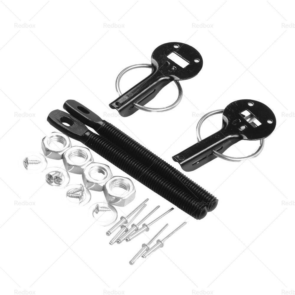 {{ Universal Racing Mount Bonnet Hood Lock Latch Pins Kit Set Suitable For Cars }} - Buy Car Parts Online at {{ Kaka Auto Parts }}.