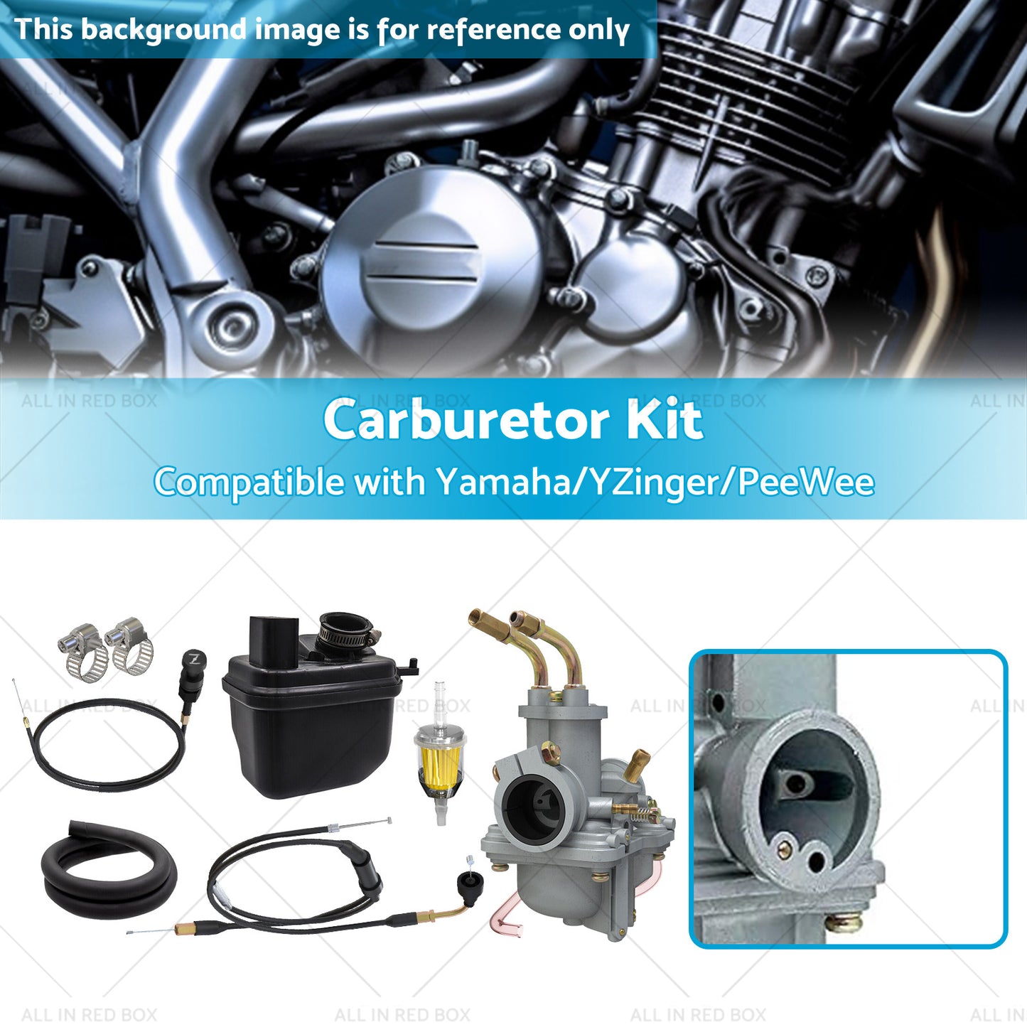 {{ Suitable For Yamaha PEEWEE PW50 PY50 Carburetor Air Filter Throttle Choke Cable }} - Buy Car Parts Online at {{ Kaka Auto Parts }}.