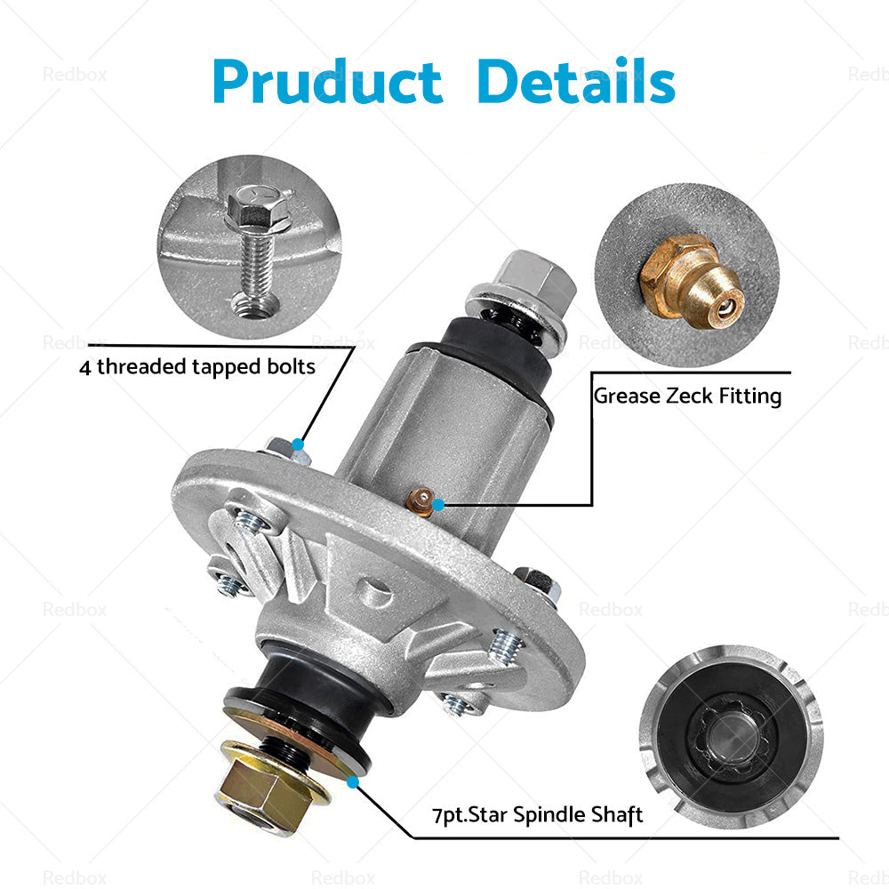 {{ 2x Suitable For John Deere Spindle Assemblys Ride on Mowers 7 Point Star Blade }} - Buy Car Parts Online at {{ Kaka Auto Parts }}.