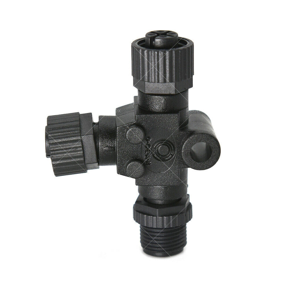 {{ NMEA2000 5 Pins T Connector for Garmin Lowrance Simrad B and G Navico Networks Black }} - Buy Car Parts Online at {{ Kaka Auto Parts }}.