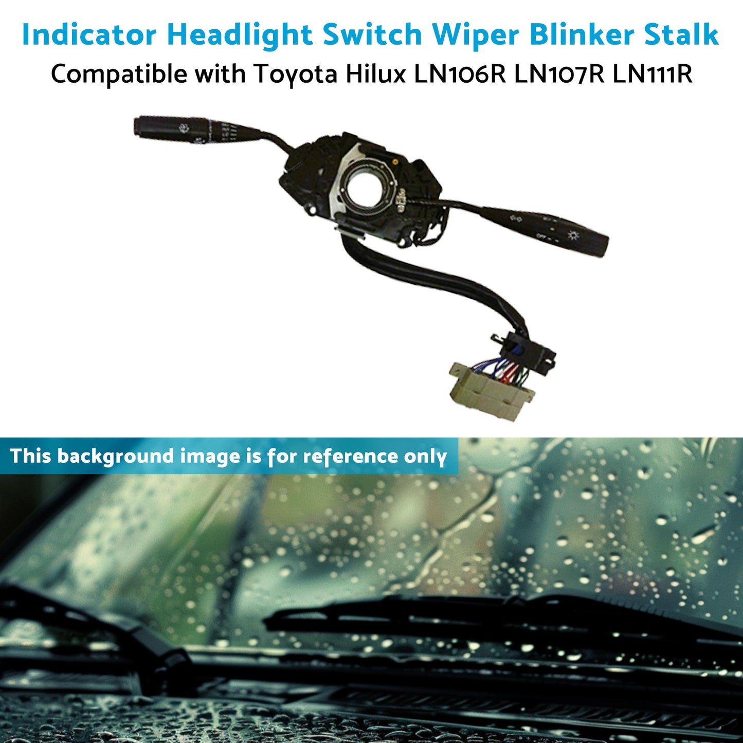 {{ Indicator Headlight Switch Wiper Blinker Stalk Suitable for 91-97 Hilux LN106R }} - Buy Car Parts Online at {{ Kaka Auto Parts }}.