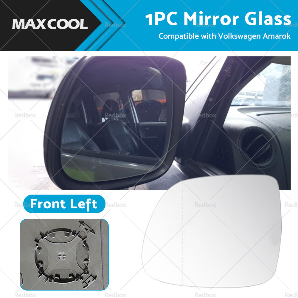 {{ Suitable for VW AMAROK 2010-2018 Left Side Mirror Glass With Heated Convex base }} - Buy Car Parts Online at {{ Kaka Auto Parts }}.