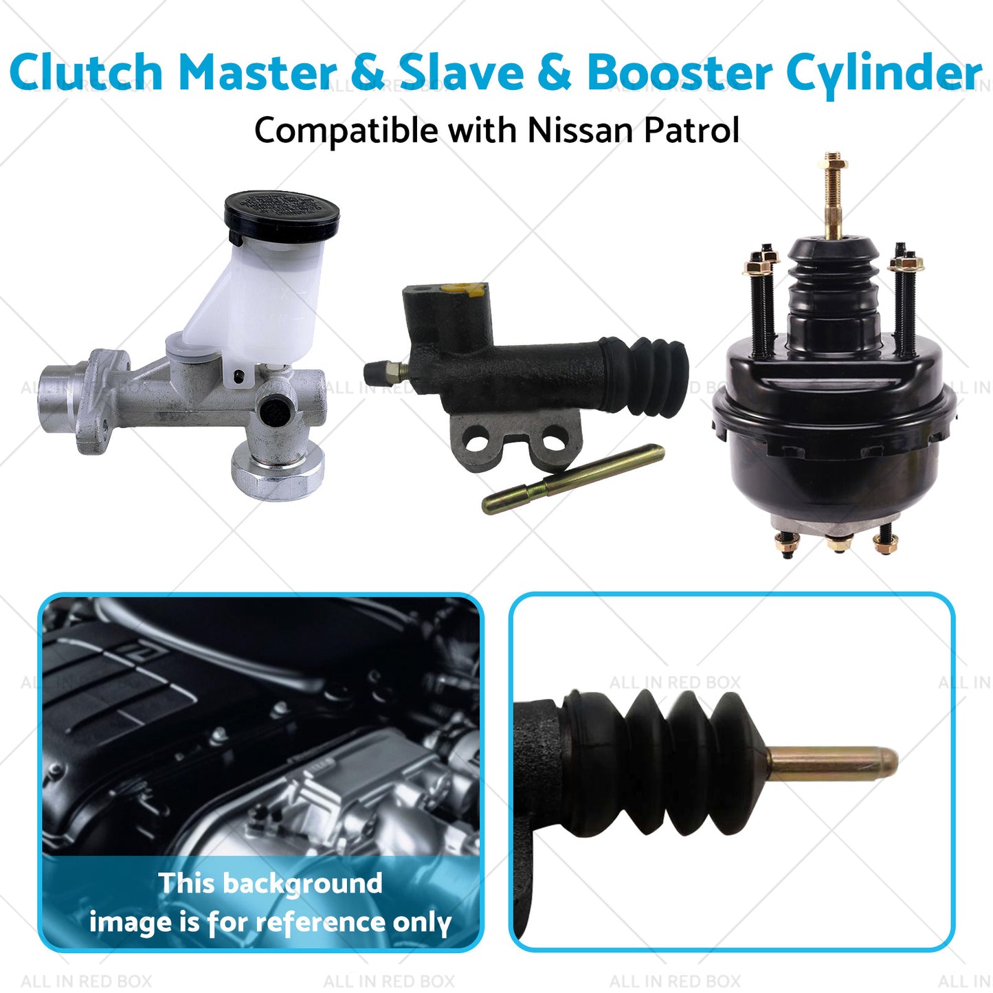 {{ Clutch Slave and Master and Booster Cylinder Suitable for Nissan Patrol GU Y61 }} - Buy Car Parts Online at {{ Kaka Auto Parts }}.