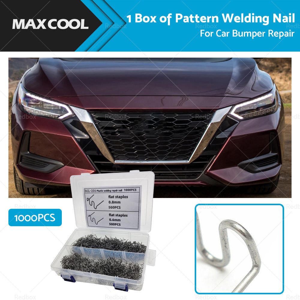 {{ 1000PCS Hot Staples Plastic Welding Wave Stapler For Car Bumper Repair Tool Kits }} - Buy Car Parts Online at {{ Kaka Auto Parts }}.
