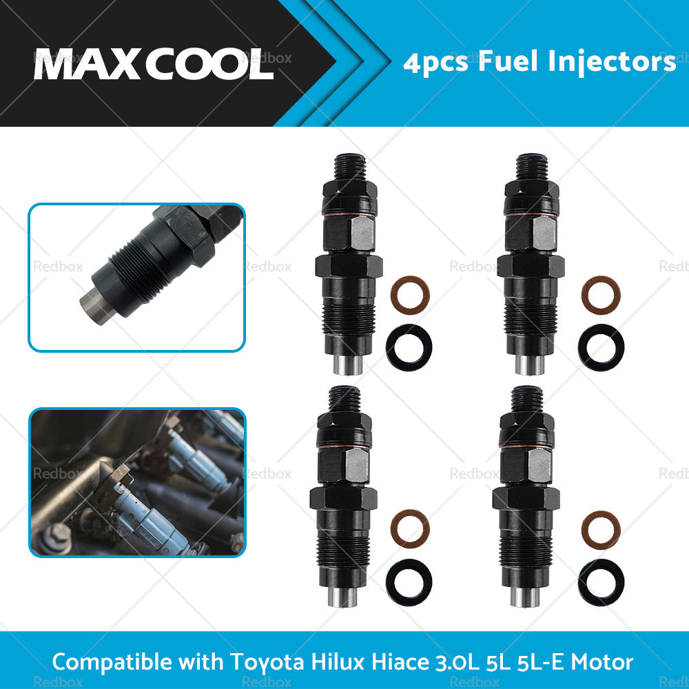 {{ 4X Diesel Fuel Injector Suitable For Toyota Hilux Hiace 3L 5L 23600-59325 97-05 }} - Buy Car Parts Online at {{ Kaka Auto Parts }}.
