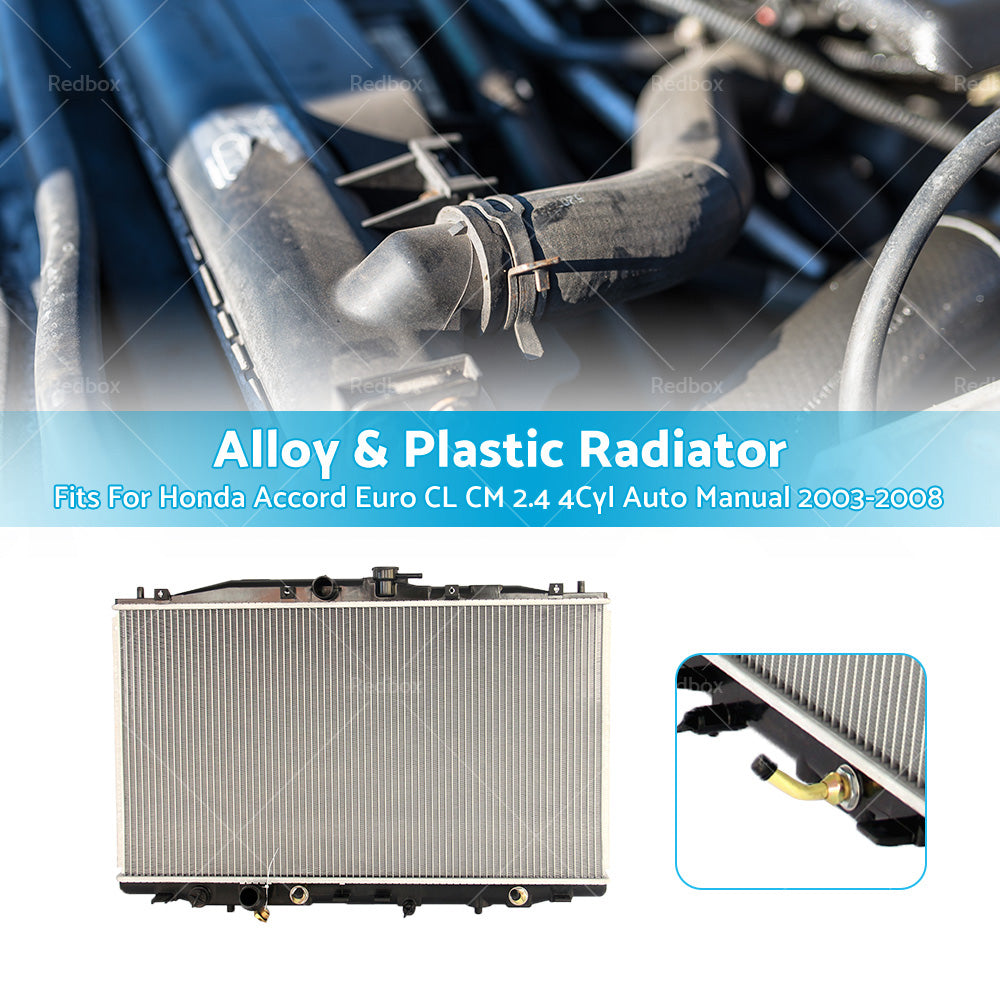 {{ Radiator FIT Honda Accord Euro CL CM 2. 4L 4Cyl 2003-2008 Auto Manual }} - Buy Car Parts Online at {{ Kaka Auto Parts }}.