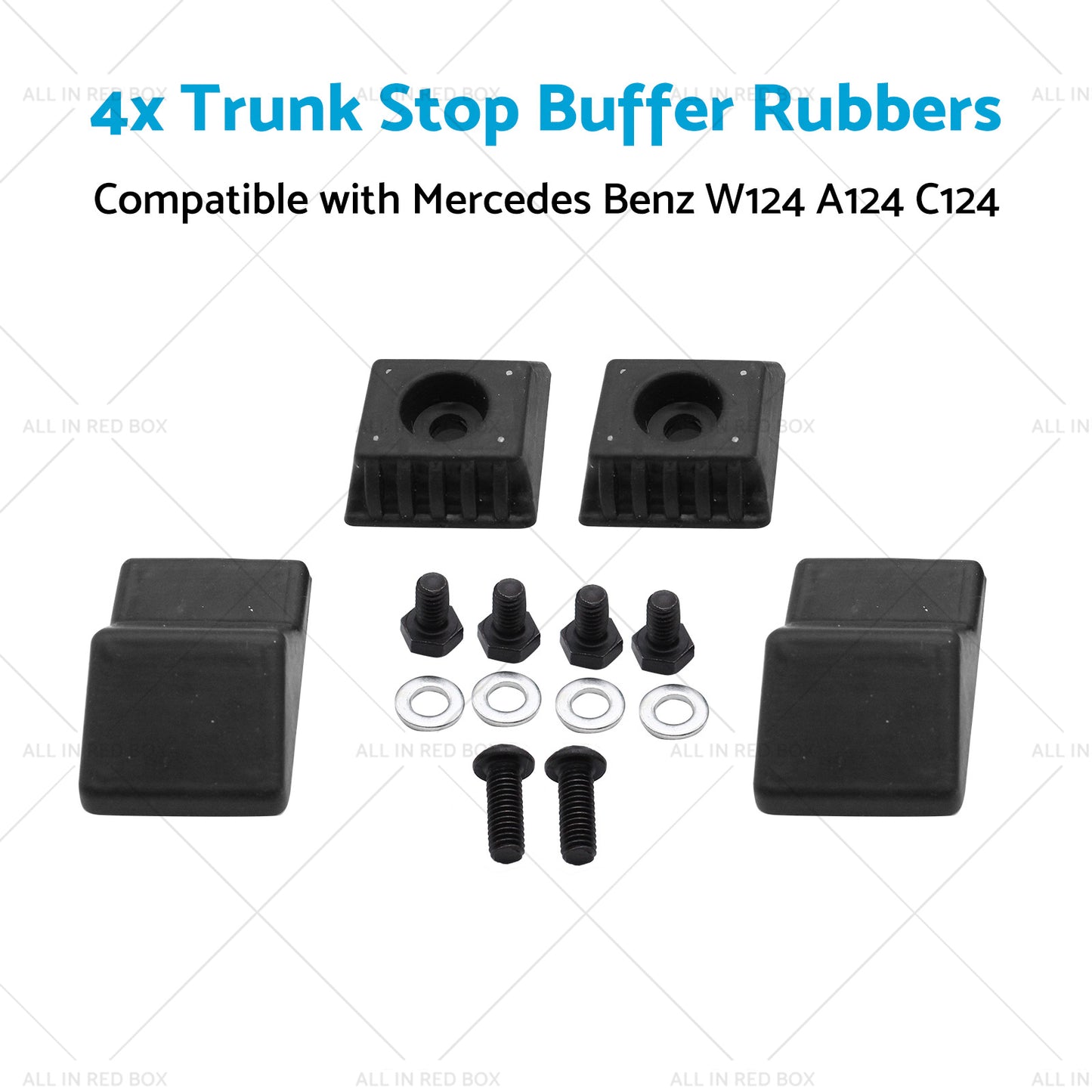 {{ 4x Trunk Stop Buffer Rubbers Suitablefor Mercedes Benz W124 A124 C124 1247580044 }} - Buy Car Parts Online at {{ Kaka Auto Parts }}.