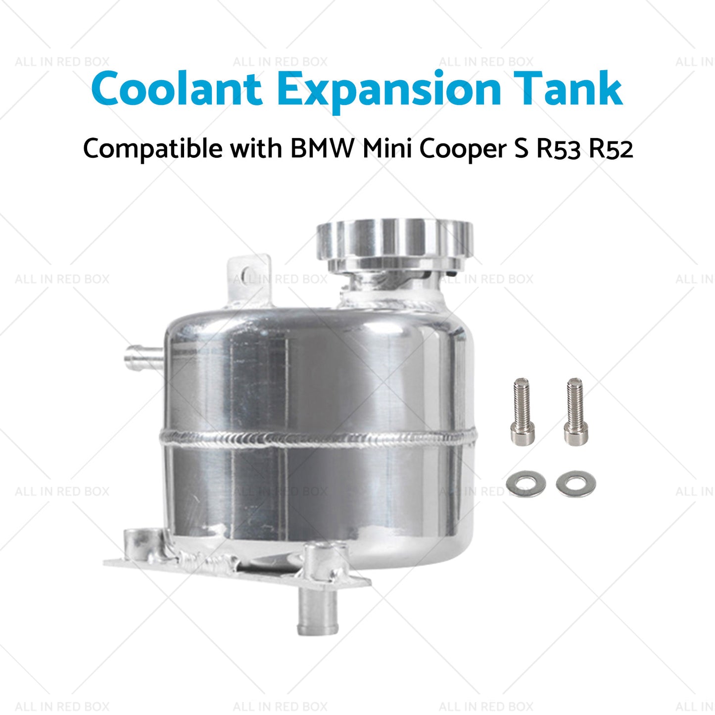{{ Coolant Expansion Tank Suitable For BMW Mini Cooper S R53 2002-2006 Silver }} - Buy Car Parts Online at {{ Kaka Auto Parts }}.
