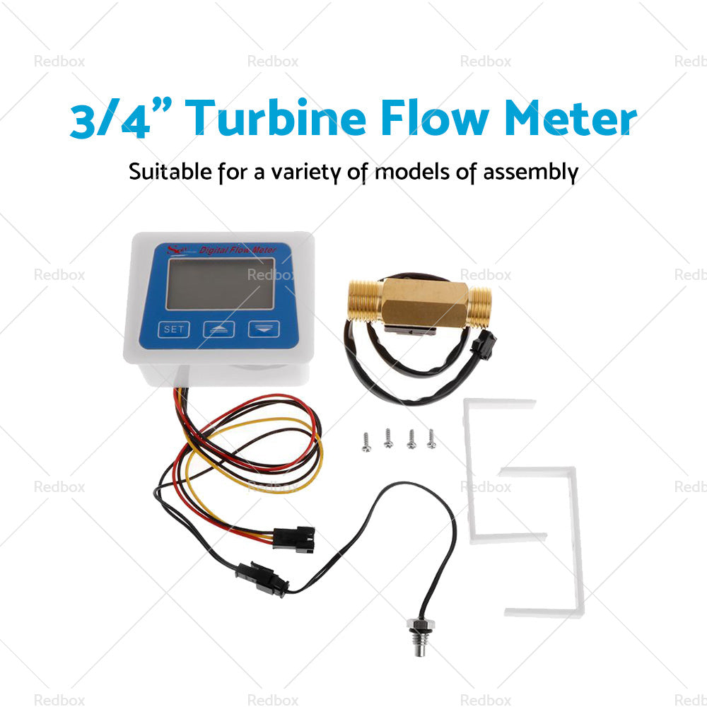 {{ Digital LED Turbine Gauge Kerosene Fuel Water Flow Meter Sensor Meter 3 or 4 inch }} - Buy Car Parts Online at {{ Kaka Auto Parts }}.