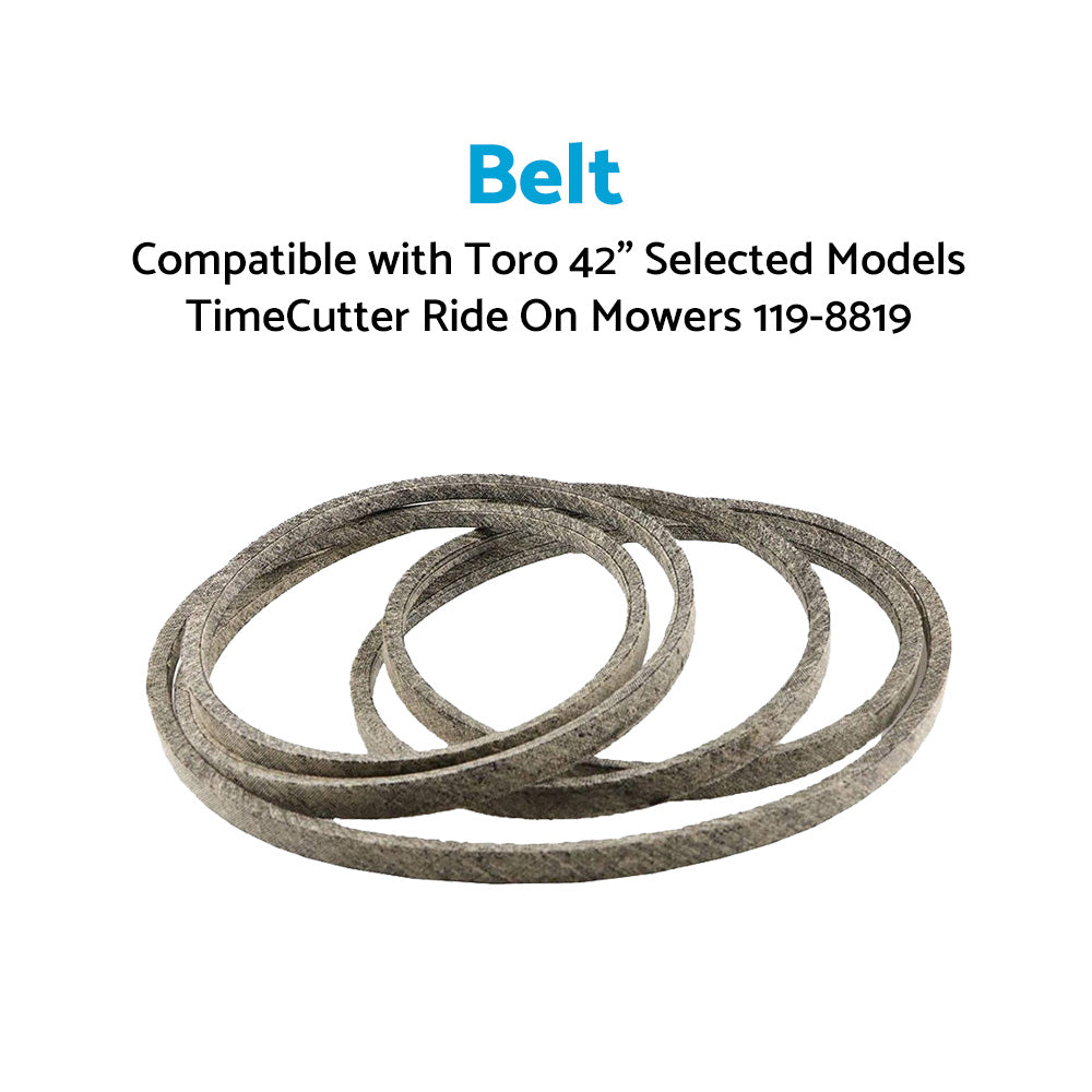 {{ Belt Suitable For Toro 42 inch Selected Models TimeCutter Ride On Mowers 119-8819 }} - Buy Car Parts Online at {{ Kaka Auto Parts }}.