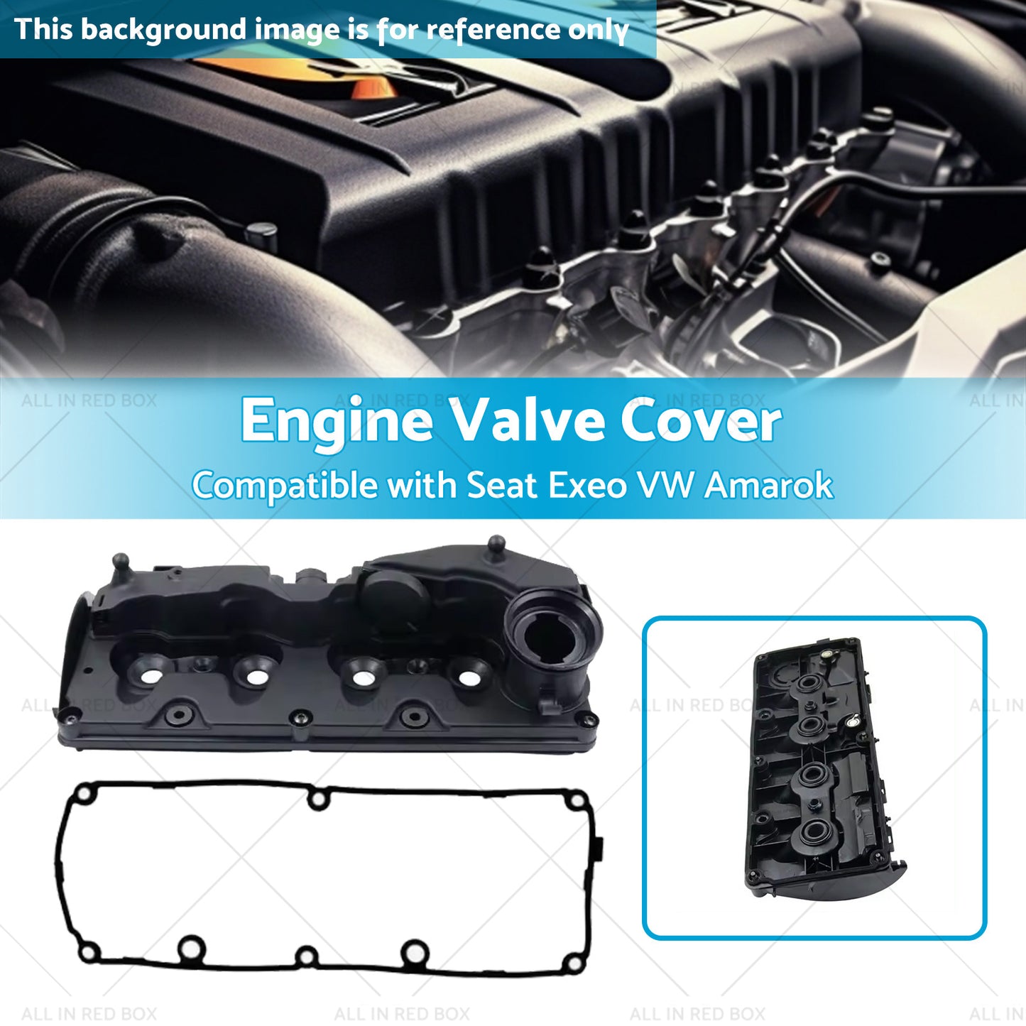 {{ Engine Valve Cover Suitable For Seat Exeo VW Amarok CAGA CJCA CDCA CNEA 2. 0L }} - Buy Car Parts Online at {{ Kaka Auto Parts }}.