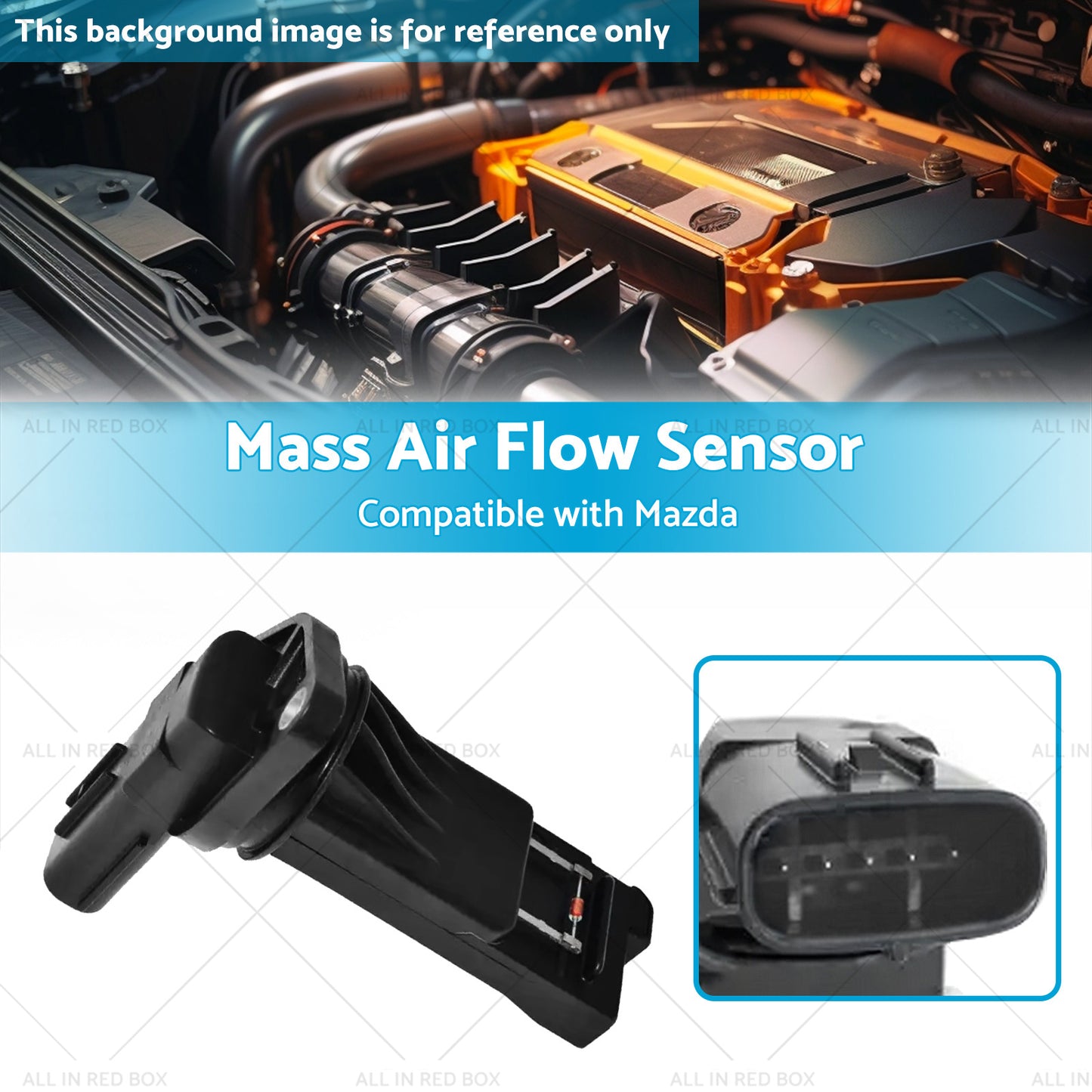 {{ Mass Air Flow Sensor MAF Suitable for Mazda PE01-13-215 }} - Buy Car Parts Online at {{ Kaka Auto Parts }}.