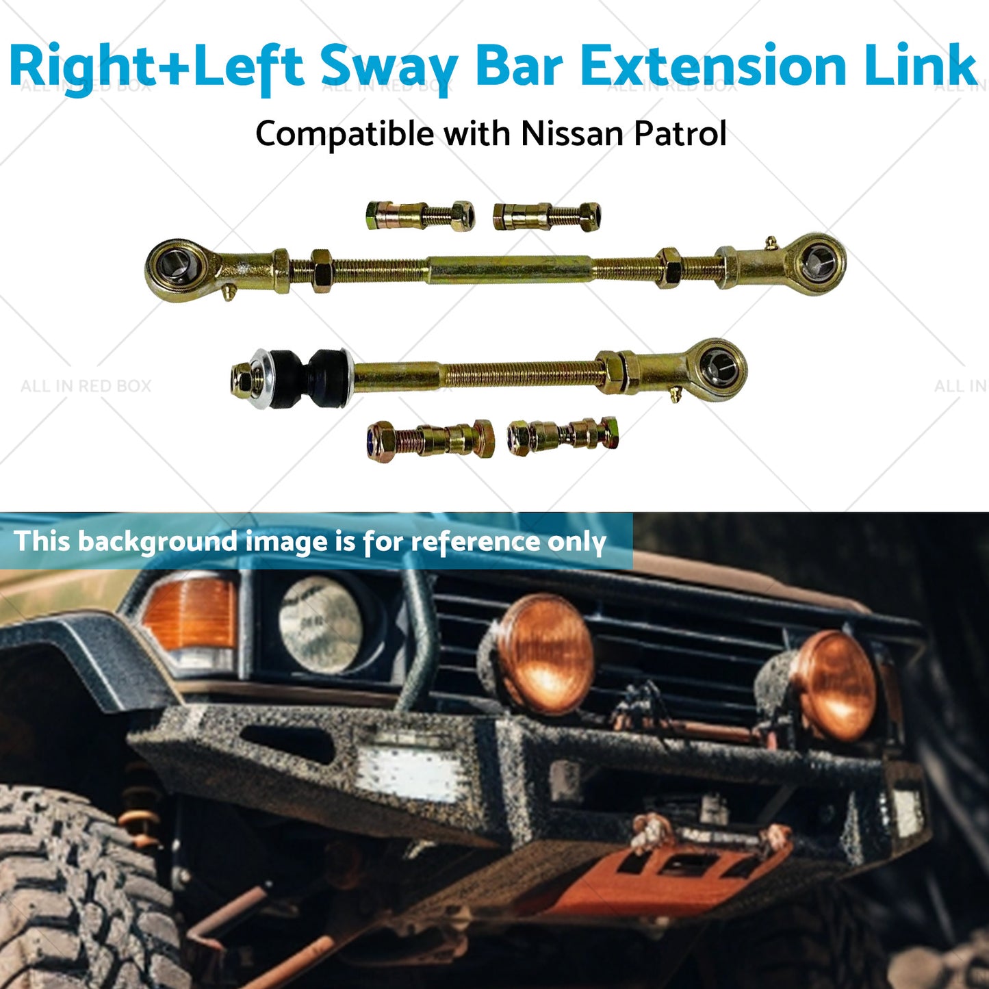 {{ Rear Right Left Sway Bar Extension Link for 2 inch -8 inch Suitable for Nissan Patrol GQ }} - Buy Car Parts Online at {{ Kaka Auto Parts }}.