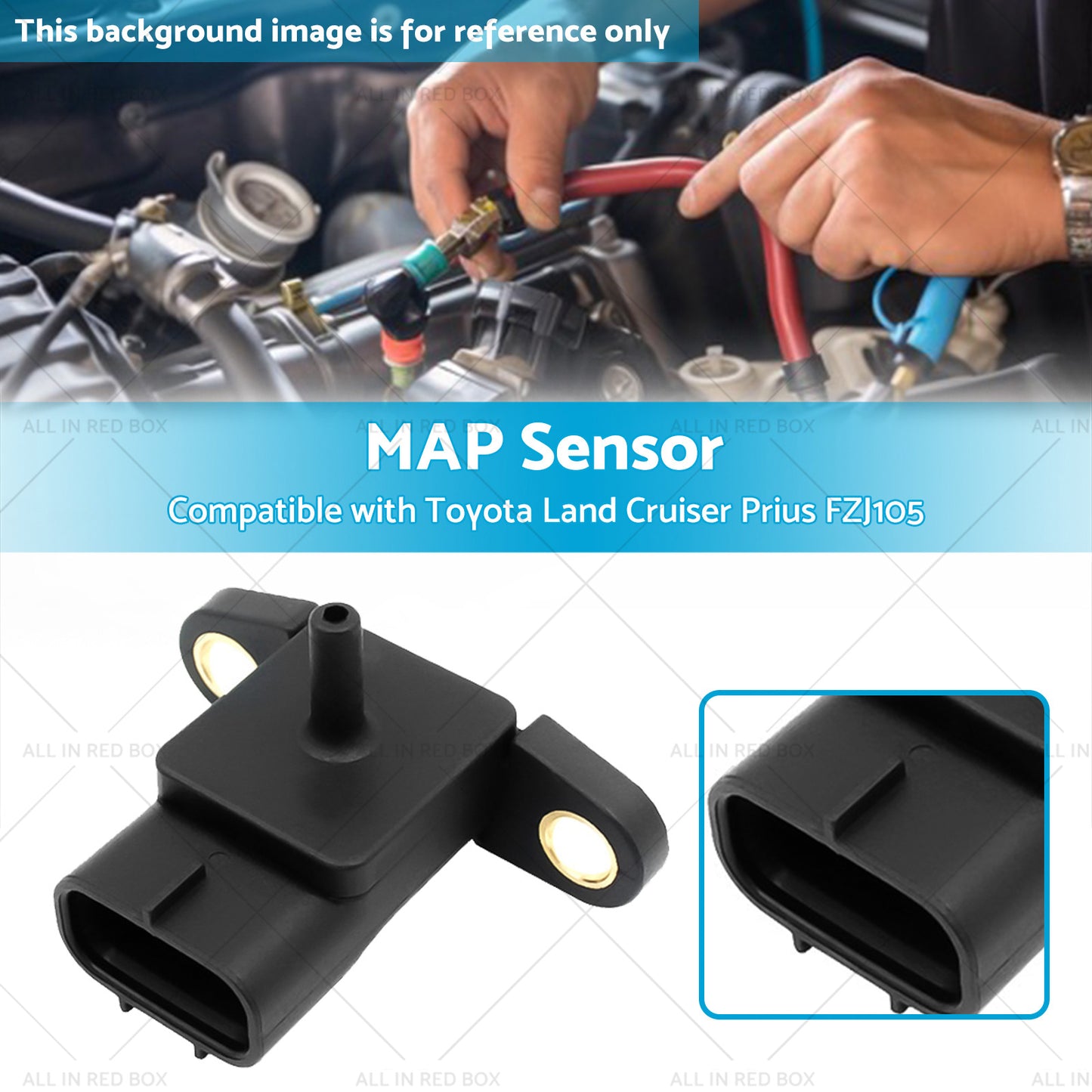 {{ MAP Sensor Suitable for Toyota Land Cruiser Prius FZJ105 FZJ78 79 NHW11 1NZ-FXE }} - Buy Car Parts Online at {{ Kaka Auto Parts }}.