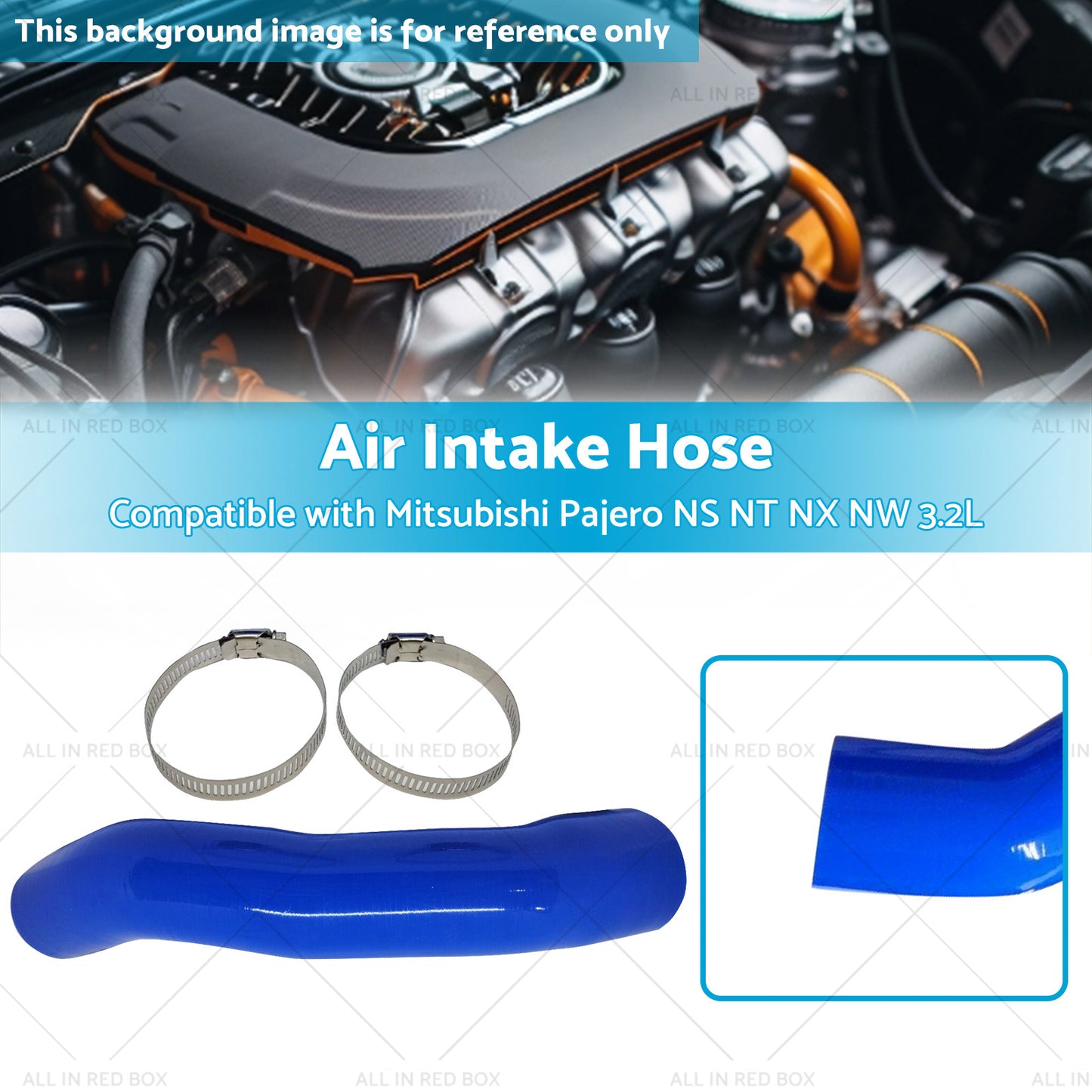 {{ Turbo Intercooler Intake Hose Suitable for Mitsubishi Pajero 3. 2 DI-D 1505A361 }} - Buy Car Parts Online at {{ Kaka Auto Parts }}.