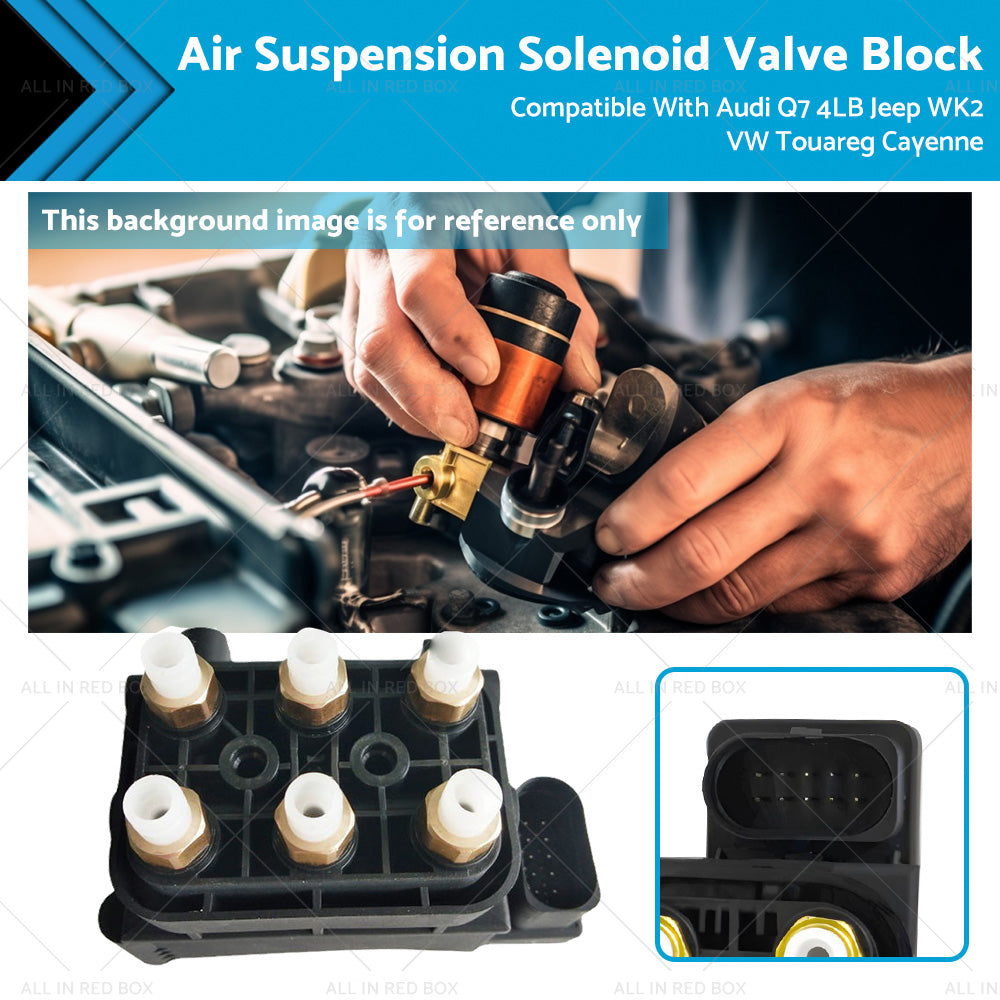 {{ Air Suspension Solenoid Valve Block Suitable For Audi Q7 4LB Jeep WK2 VW Cayenne }} - Buy Car Parts Online at {{ Kaka Auto Parts }}.