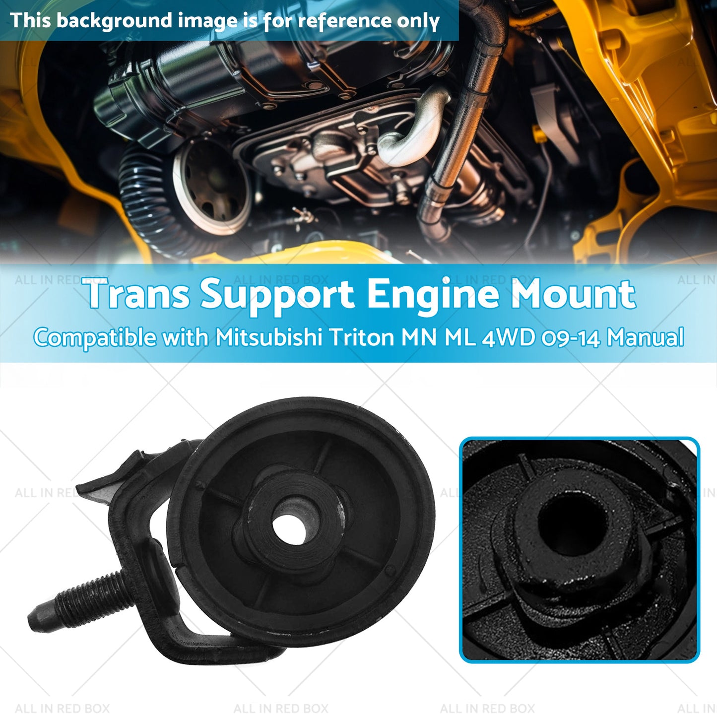 {{ Trans Support Engine Mount Suitable for Mitsubishi MN ML Triton 4WD 09-14 Manual }} - Buy Car Parts Online at {{ Kaka Auto Parts }}.